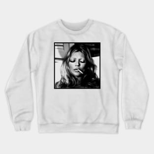 Kate Girl Smoking Cigarette Fan Art Crewneck Sweatshirt